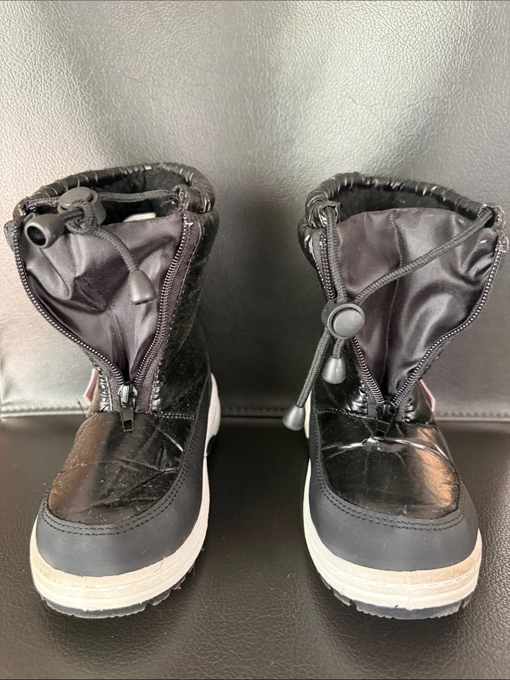 Après Estelle Boot by LAMO Kids Black Winter Snow Boots